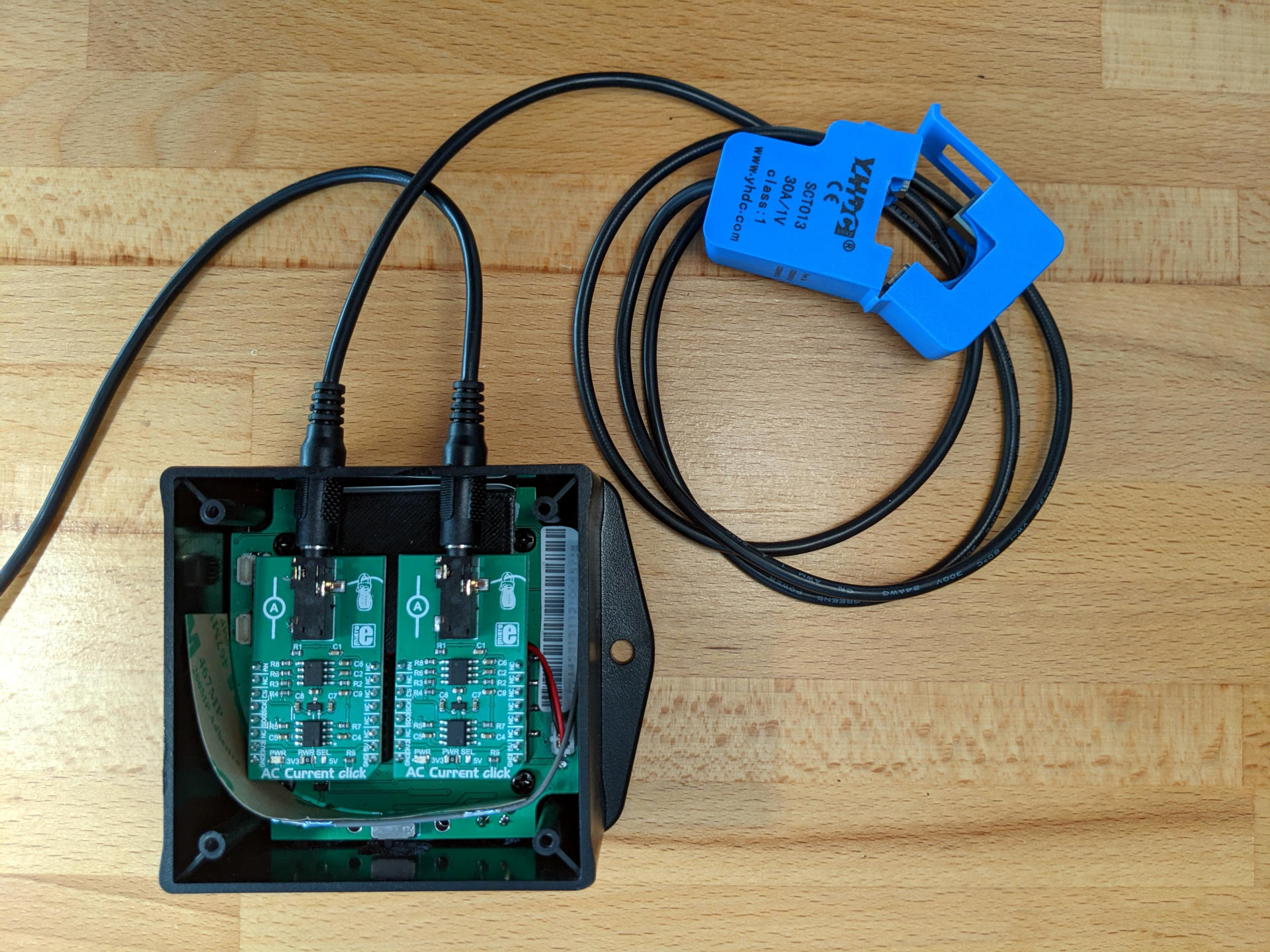 AC Power Monitor overview with current clamp