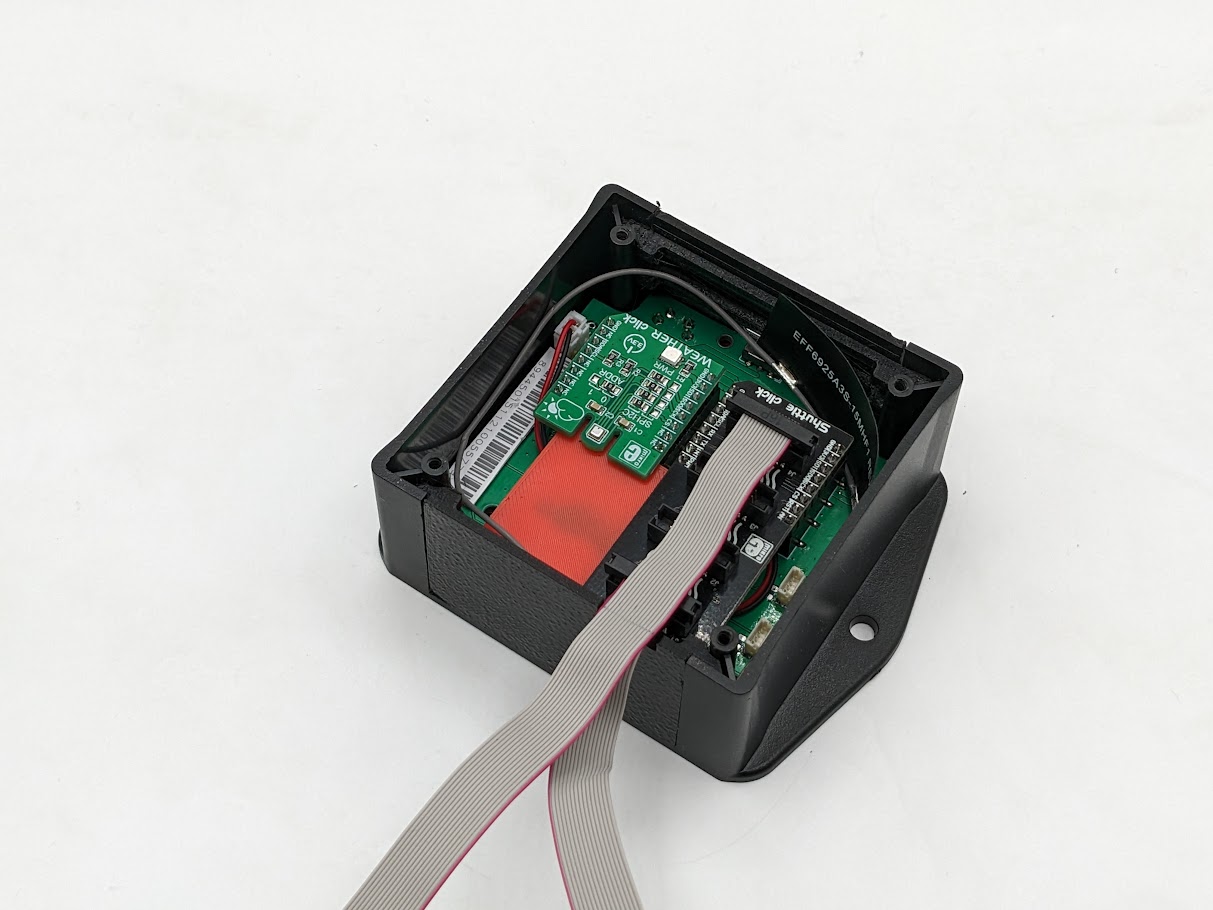 Soil Moisture Monitor case open